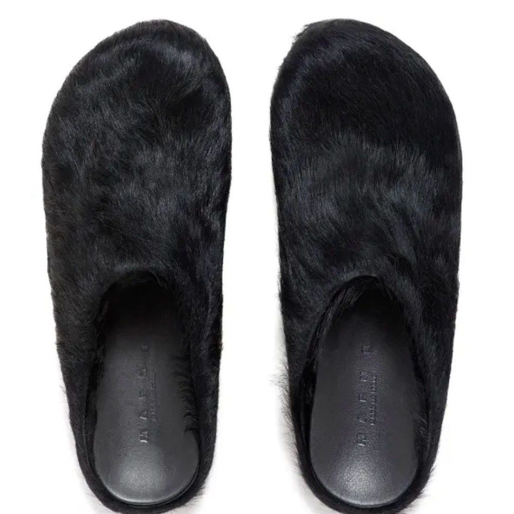 Black Marni Slippers